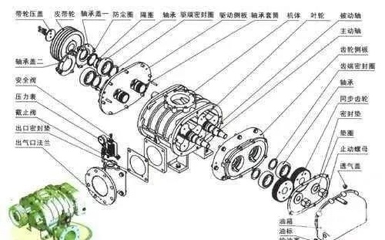 羅茨鼓風(fēng)機(jī)原理及結(jié)構(gòu)圖文